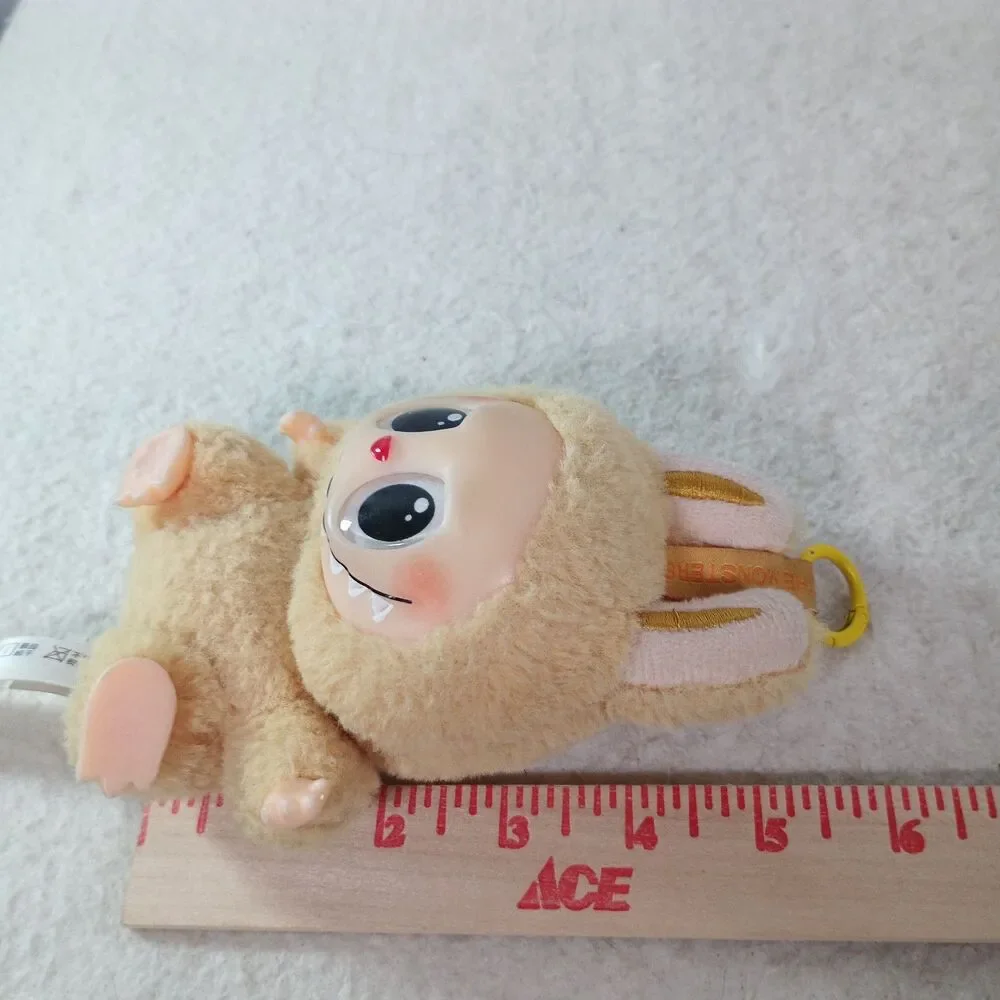 POP MART Labubu The Monsters Exciting Macaron Soymilk Plush Pendant Keychain